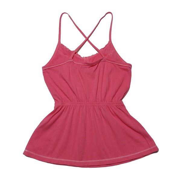 Abercrombie kids ruffled button-front spaghetti strap peplum top - Picture 2 of 9